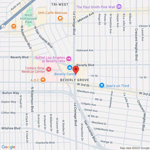 Map of the area
